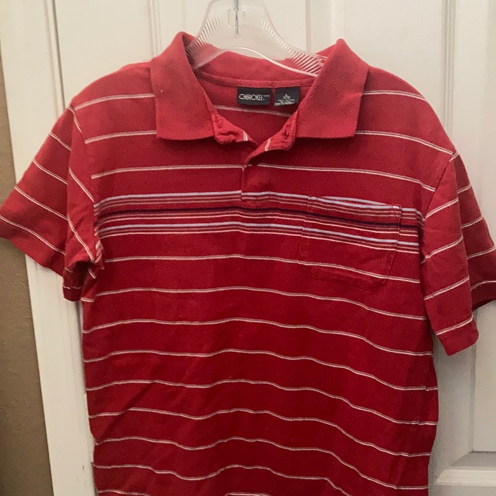 FINAL MARKDOWN Boys Cherokee polo shirt large